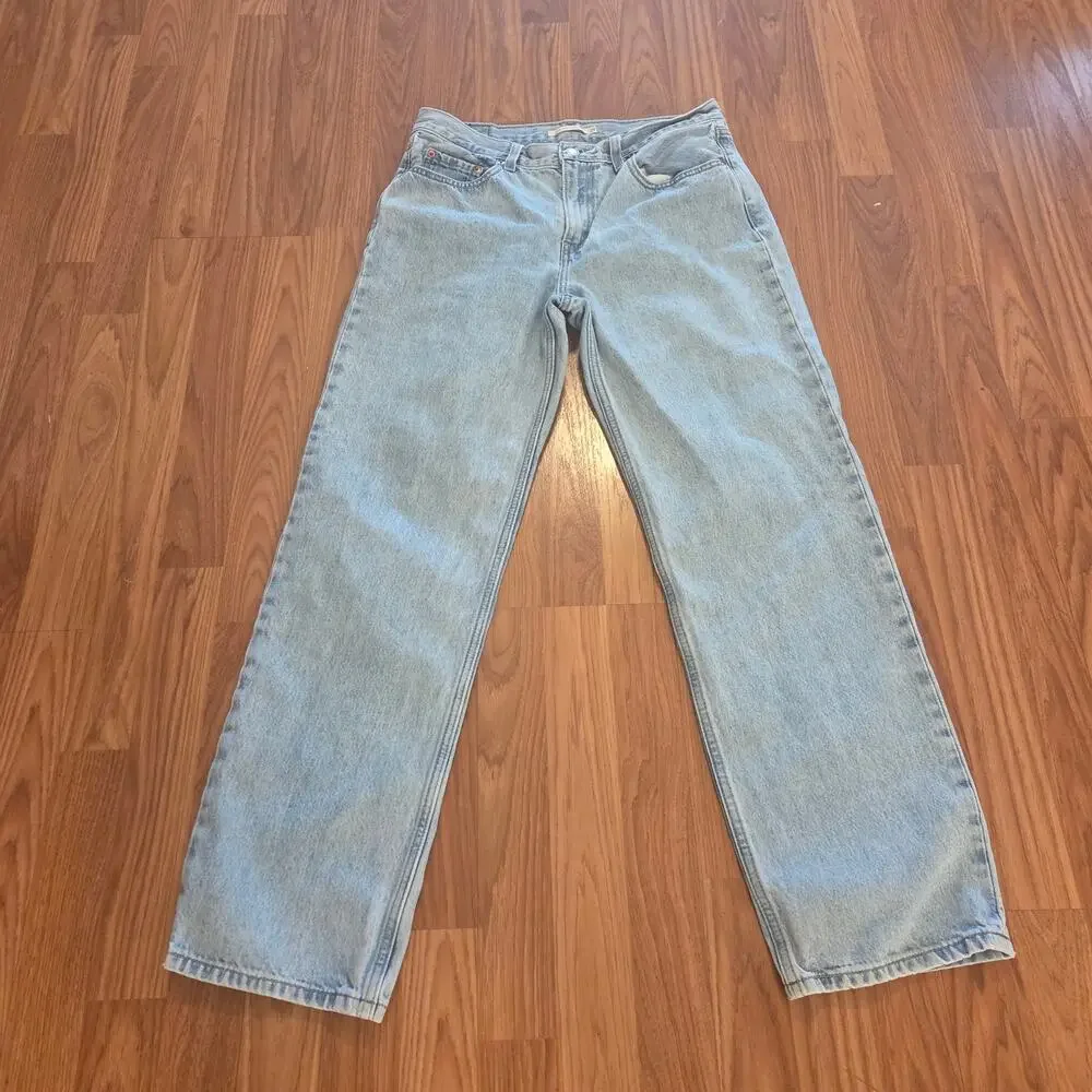 Levi's Women's Low Pro Straight Blue Jeans - Size 29 - Picture 3 of 5